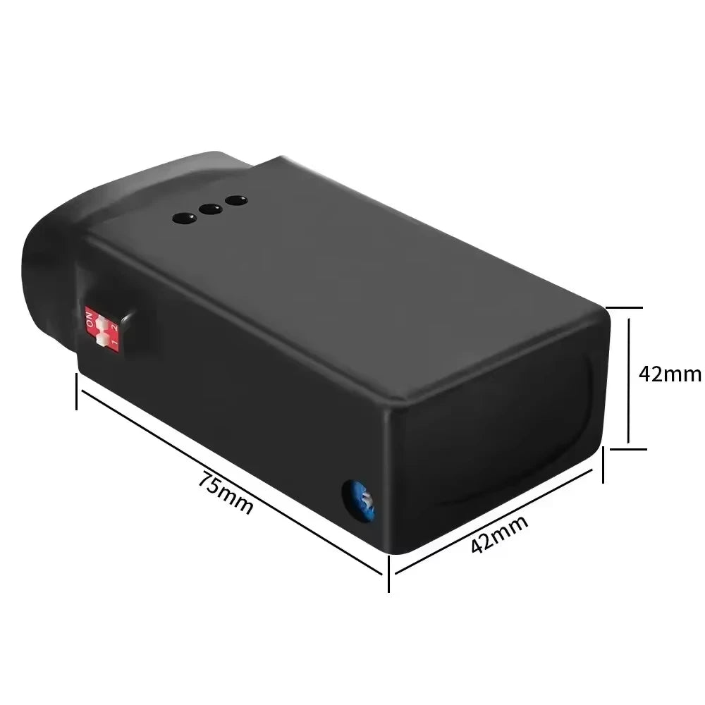 Tesla Coil Small Black Box Intelligent Lock Finger V-Pattern Lock