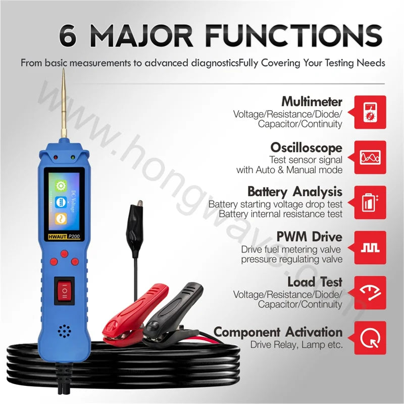 HWAUT P200 Powerprobe Automotive Power Circuit Probe Kit 12V/24V