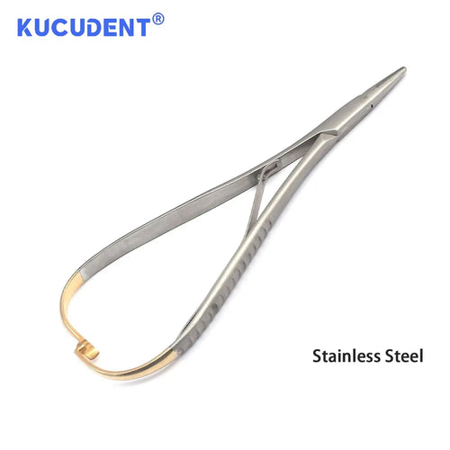 1PC Dental Needle Holder Tweezers Orthodontic Instrument Stainless