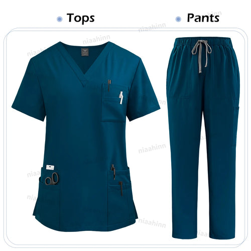 High Quality Medical Clothing for Women Uniform Nurse Lab Coat Unisex