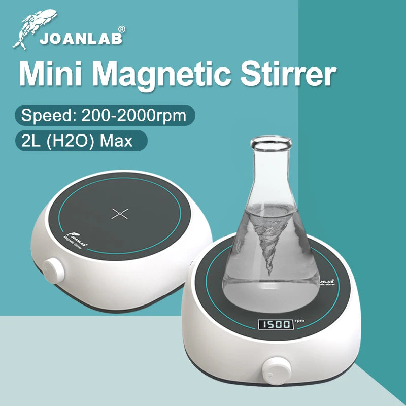 JOANLAB Mini Magnetic Stirrer Laboratory Liquid Mixer Magnetic Mixer