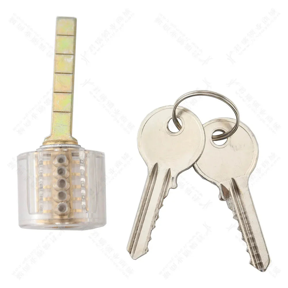 Transparent Lock Cutaway Mini Practice Locks