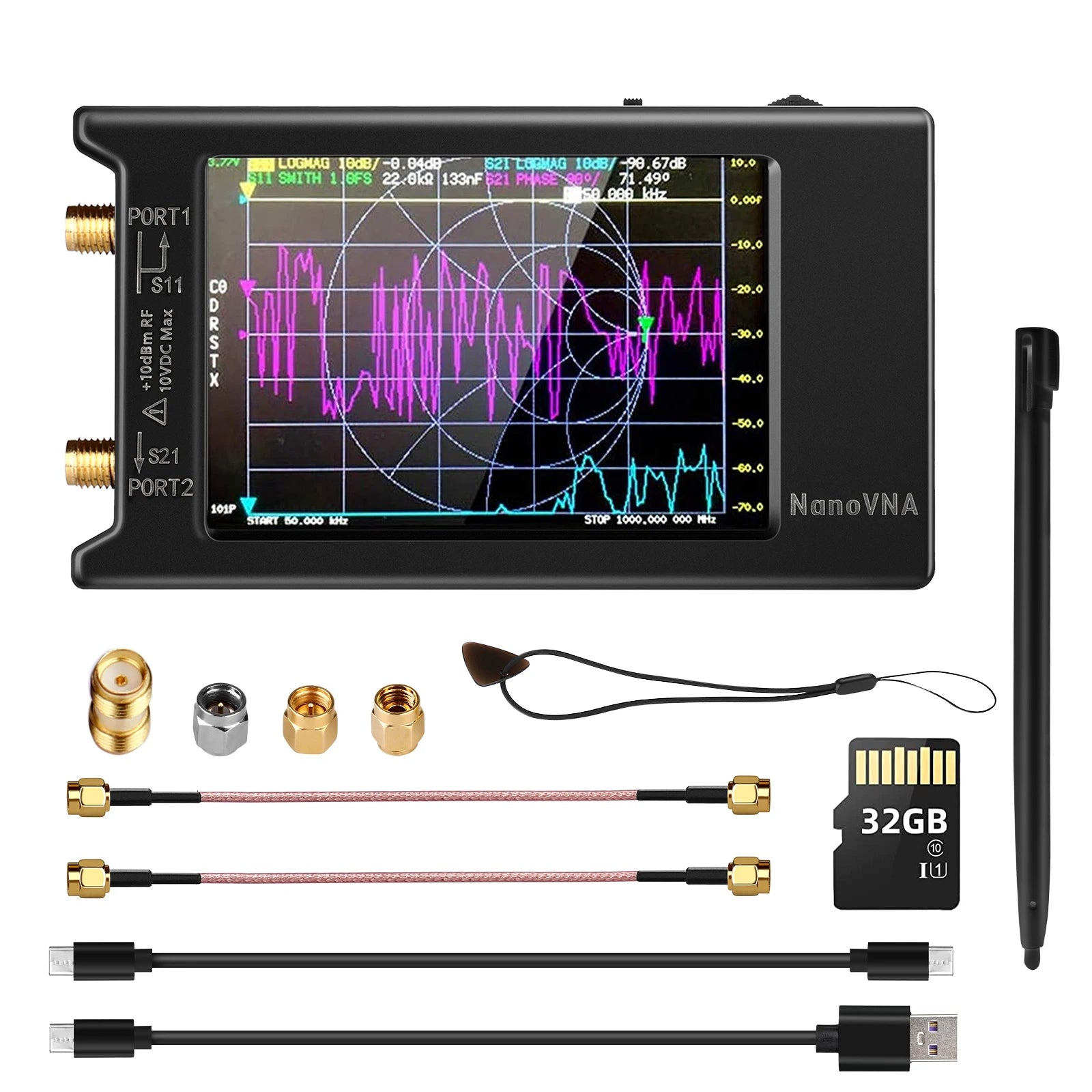 Spectrum Anslyzer NanoVNA-H4 2.8/4“ Vector Network Antenna Analyzer