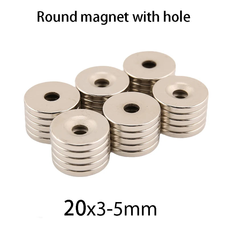 10/20/30pcs with countersunk 20x3-5mm discs for scientific,