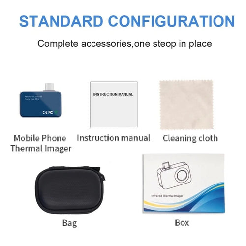 TOOLTOP T7 256*192 Android Type-C Thermal Imager 25Hz Mobile Thermal