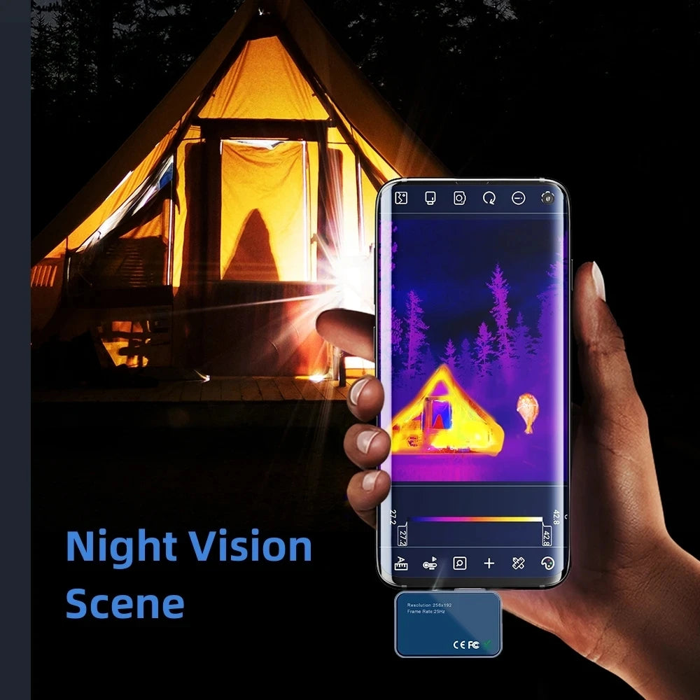 TOOLTOP T7 256*192 Android Type-C Thermal Imager 25Hz Mobile Thermal