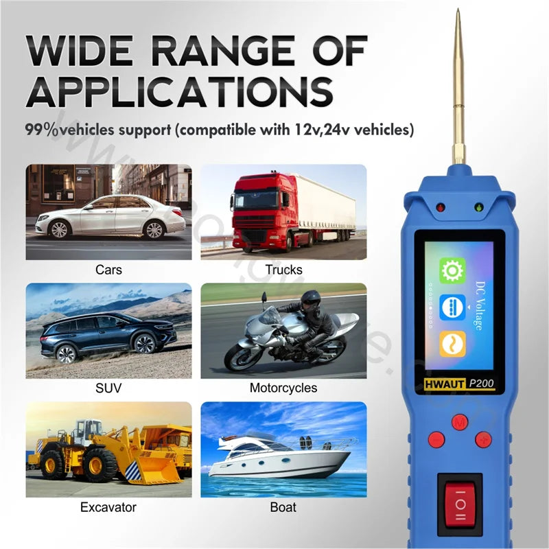 HWAUT P200 Powerprobe Automotive Power Circuit Probe Kit 12V/24V