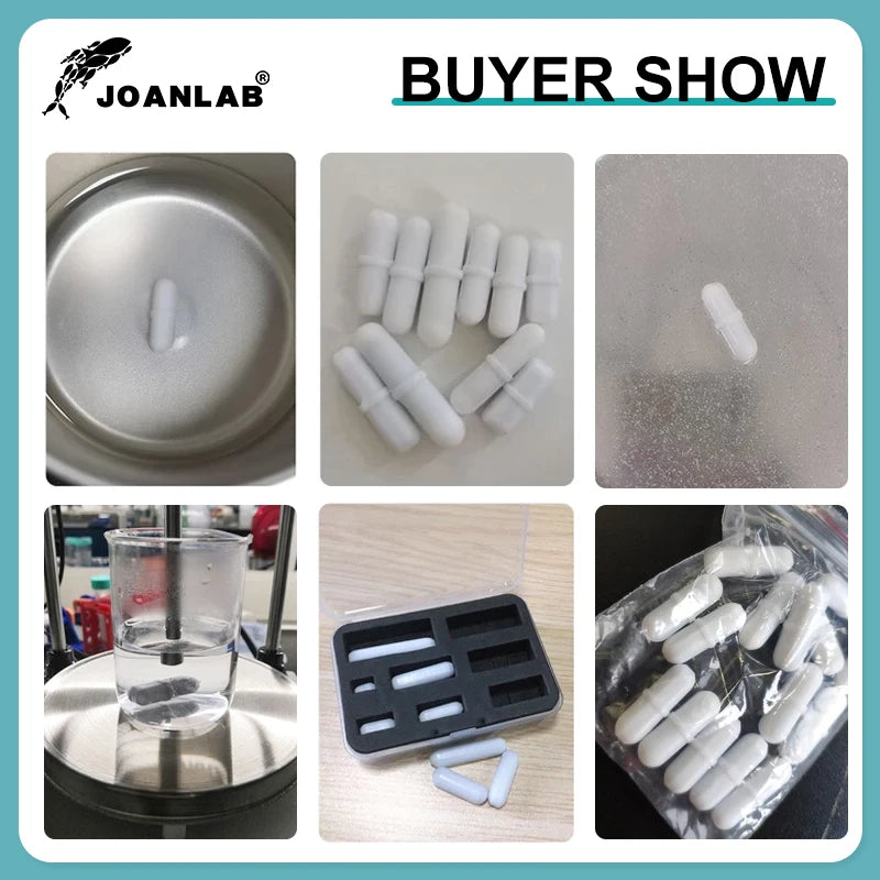 JOANLAB Magnetic Stirrer Bar Size 15mm 20mm 25mm 28mm 30mm 35mm 40mm