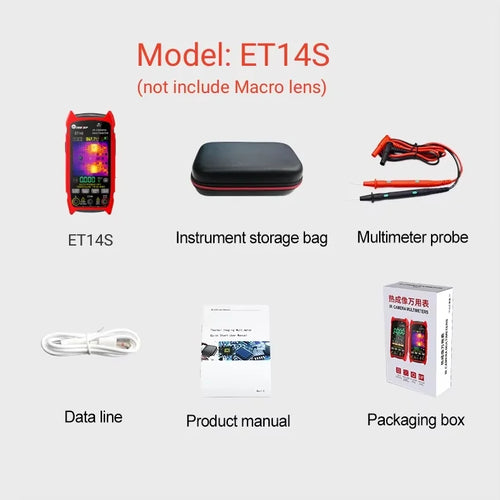 TOOLTOP ET14S 2In1 Thermal Imager Multimeter 2.8 Inch Screen PCB