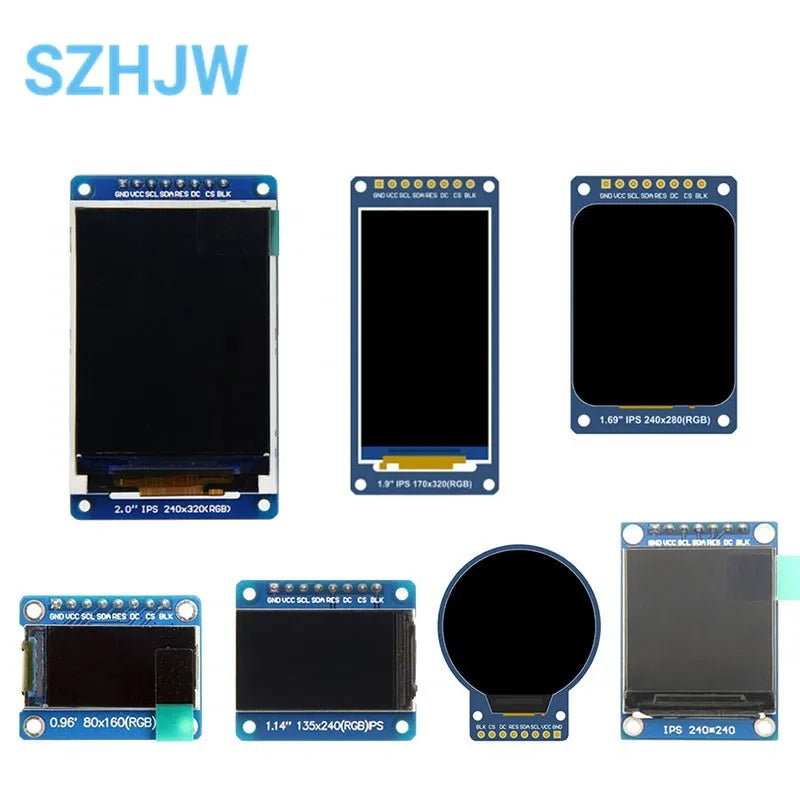  0.96/1.14/1.28/1.3/1.54/1.69/1.9/2.0 inch IPS TFT LCD OLED Display