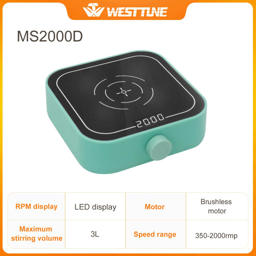 Westtune Lab Magnetic Stirrer - Electric Digital Display, 3000 RPM, 3L