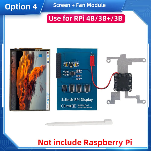 Raspberry Pi 3.5 Touch Screen 480*320 LCD TFT Display Optional ABS