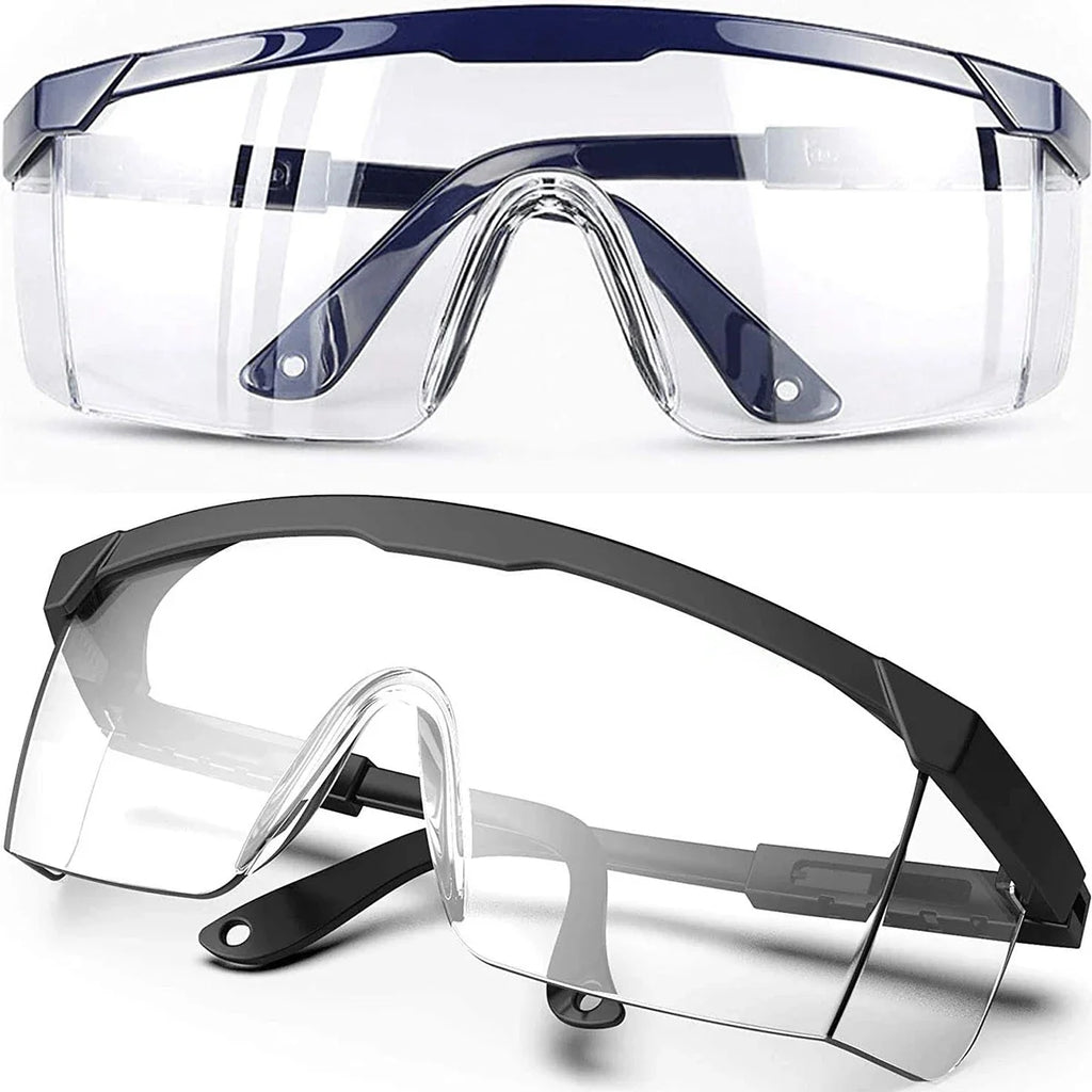 2Pcs Anti-Splash Work Safety Glasses Eye Protecting Lab Goggles