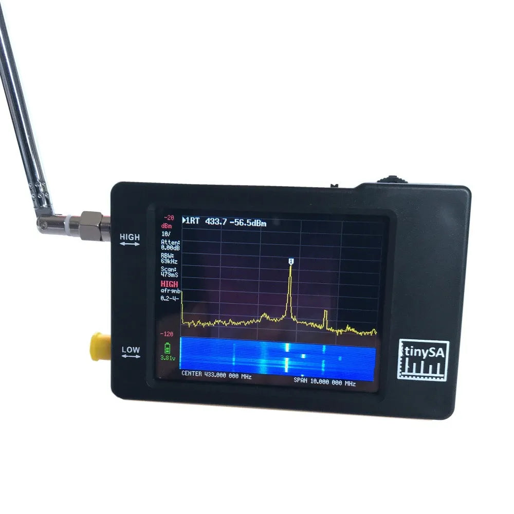 Original Hugen Version TinySA 2.8 inch Display 100kHz to 960MHz Hand