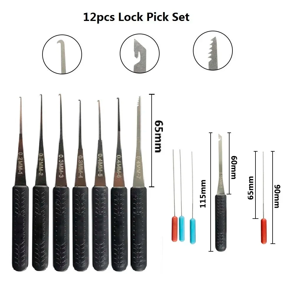 8piece Lock Pick Set