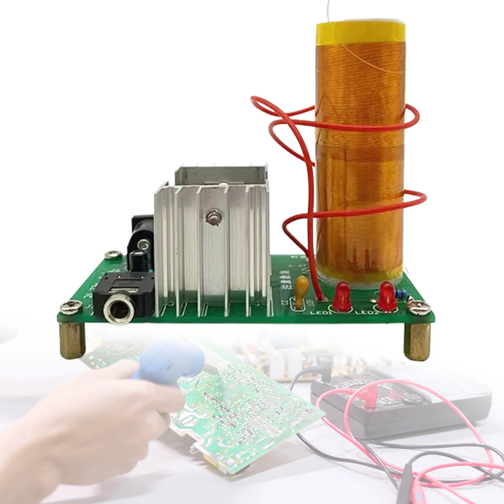 DIY Mini for Tesla Coil Kit Mini Music for Tesla Coil Plasma Speaker