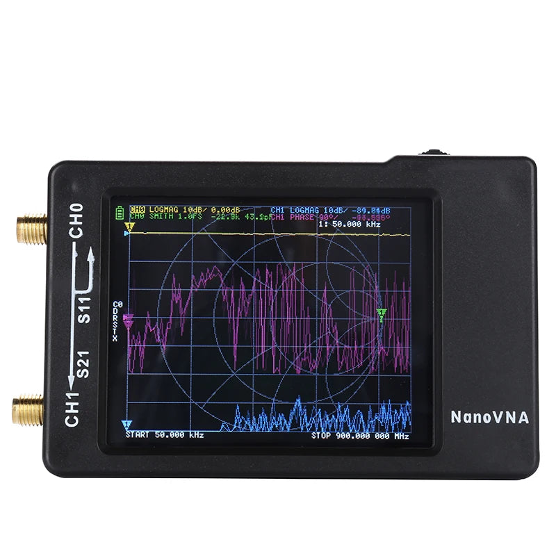 2.8" LCD 1.5GHz NanoVNA-H HF VHF UHF UV Vector Network Analyzer