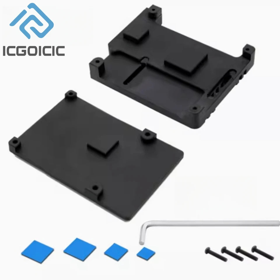 For Raspberry Pi 4 3 Model B 3B Plus Aluminum Case with Dual Cooling