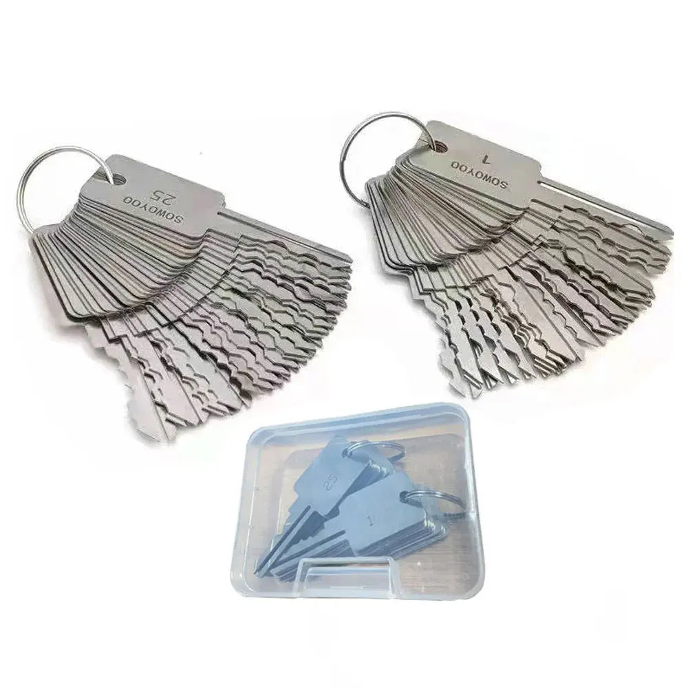 48 In 1 Locksmith Tools Lock Keys Set for Bull Head Lock for S Groove