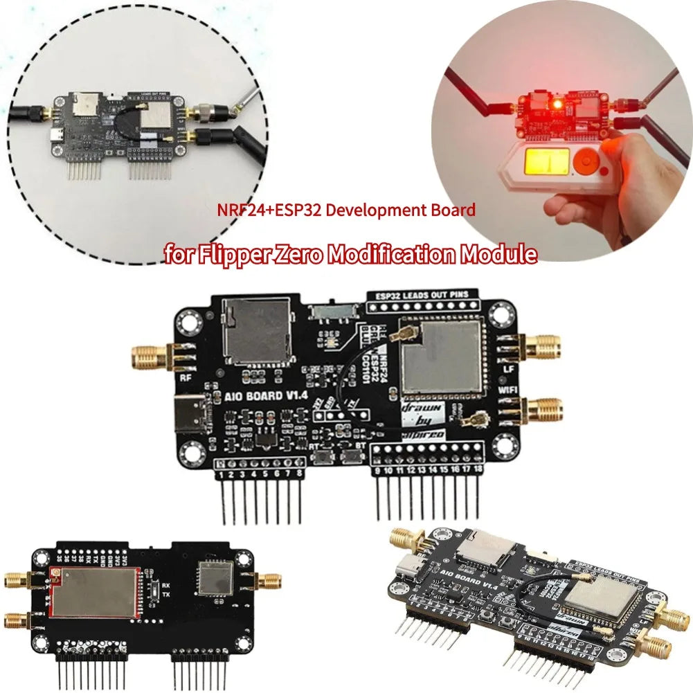 for Flipper Zero Modification Module NRF24+ESP32 Development Board