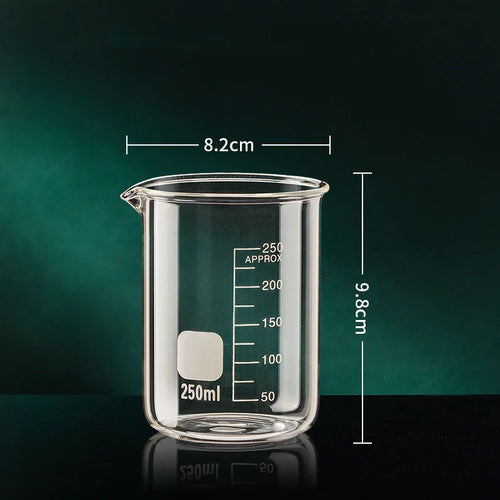 50/100/150/250/500/1000ml High Borosilicate Glass Measuring Cup Clear