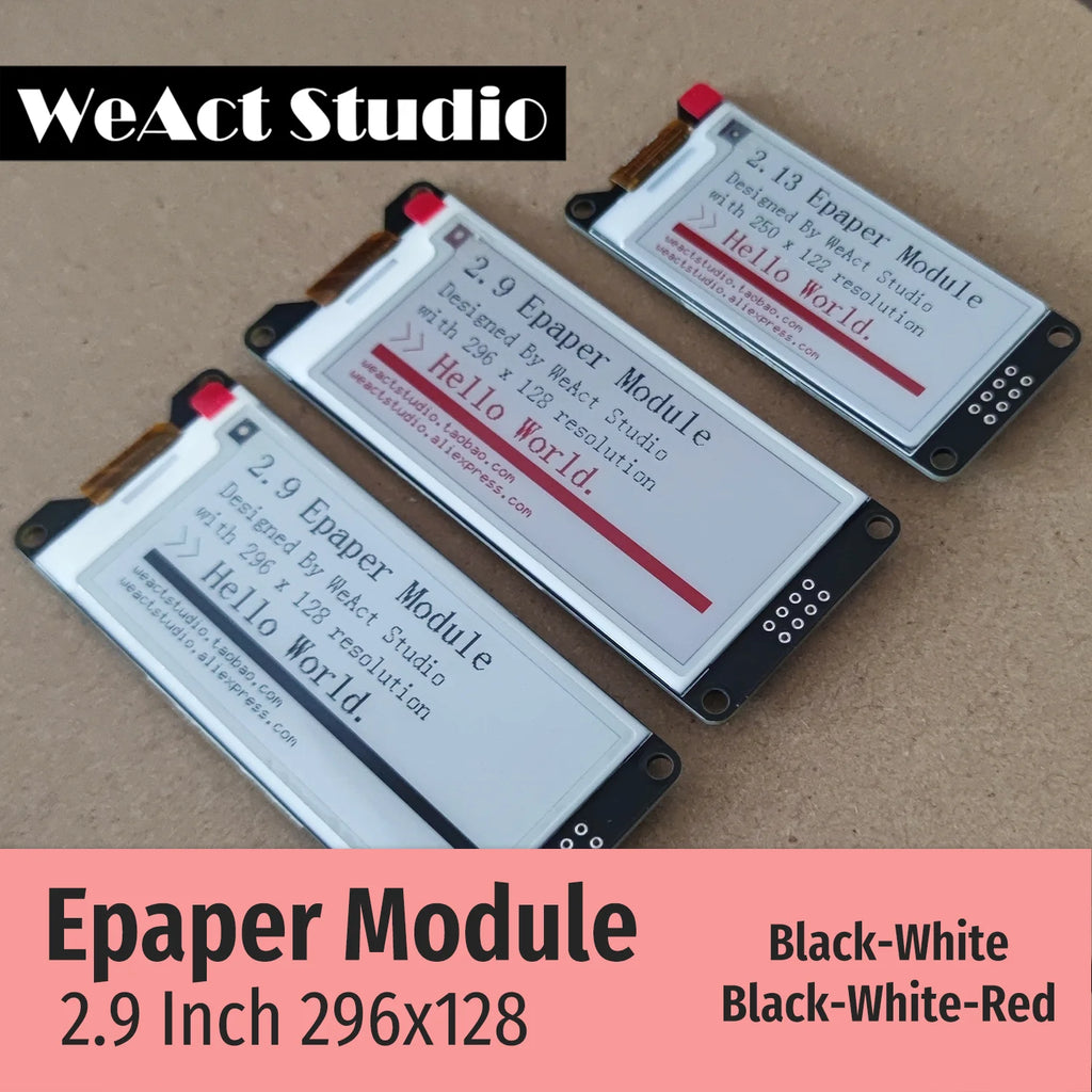 WeAct 2.9'' 2.13" 2.9 2.13 Inch Epaper Module E-paper E-Ink EInk