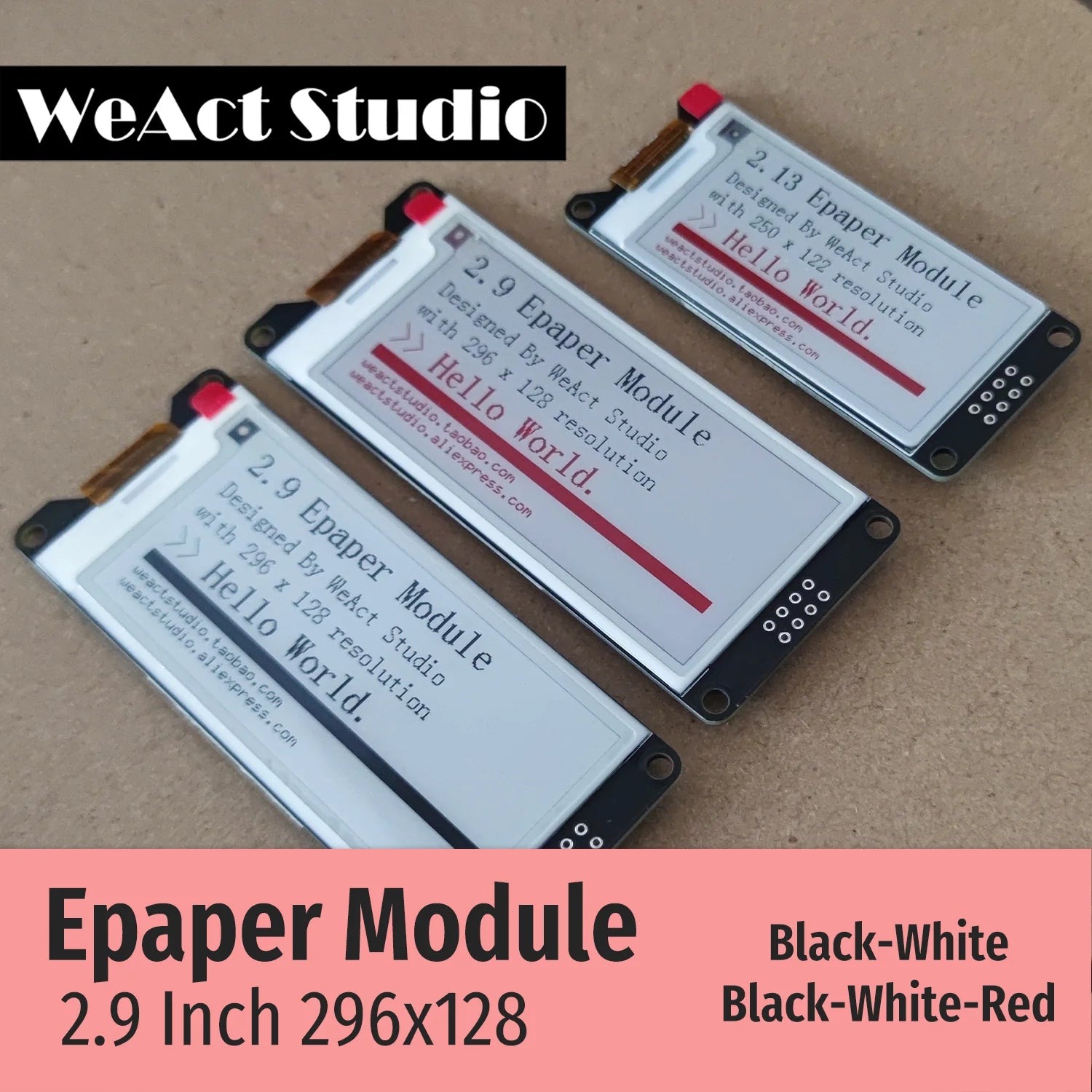 WeAct 2.9'' 2.13" 2.9 2.13 Inch Epaper Module E-paper E-Ink EInk