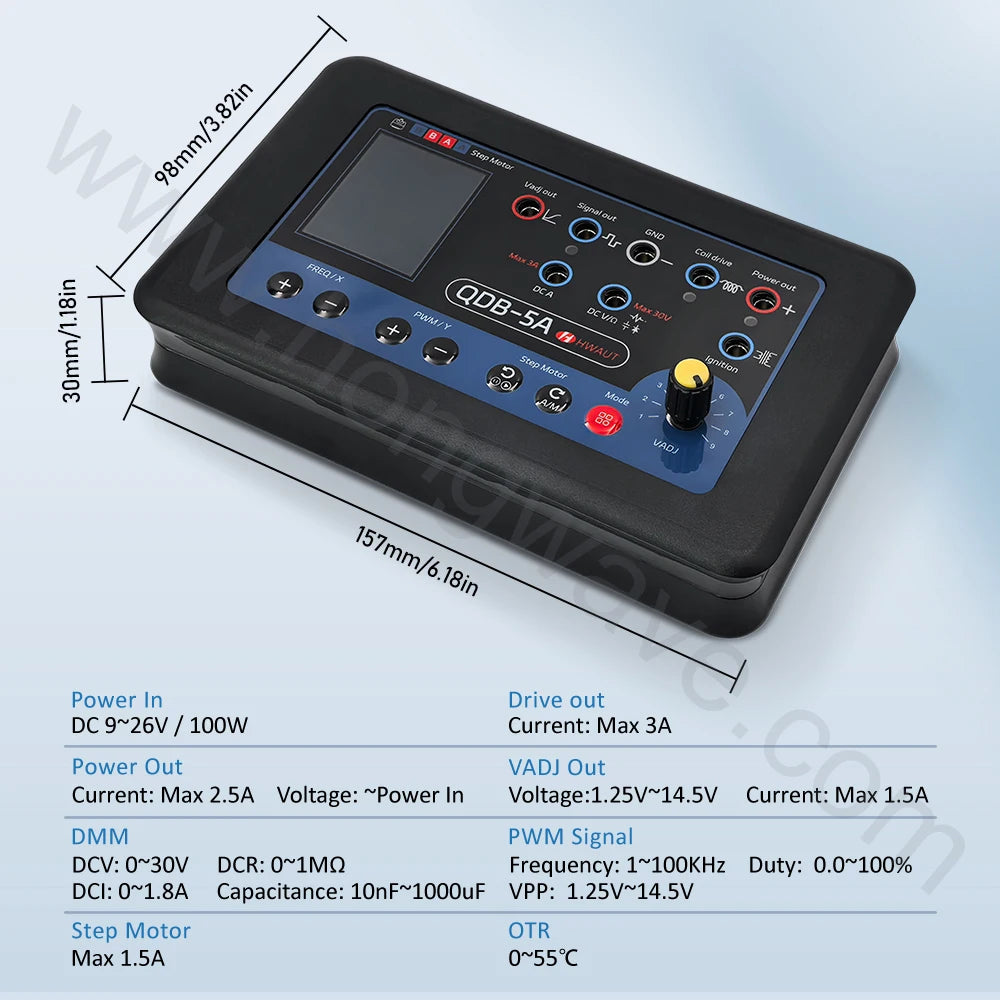 QDB4A QDB-5A Car Sensor Tester Oscilloscope PWM Drive Multimeter