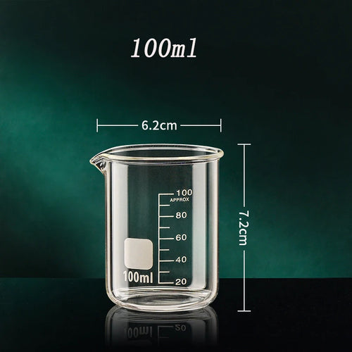 High Borosilicate Glass Measuring Cup Clear Scale Cup Laboratory
