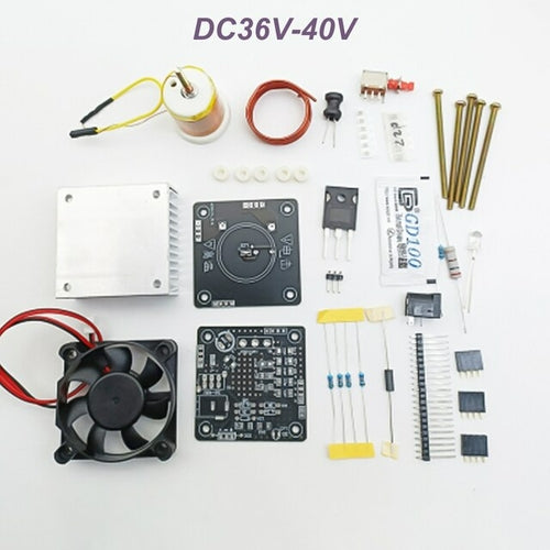 Tesla Coil High Frequency Hfsstc Electronic Candle Plasma Flame Dc