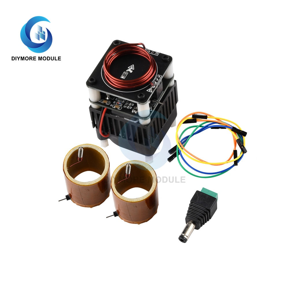 Tesla Coil High Frequency Hfsstc Electronic Candle Plasma Flame Dc