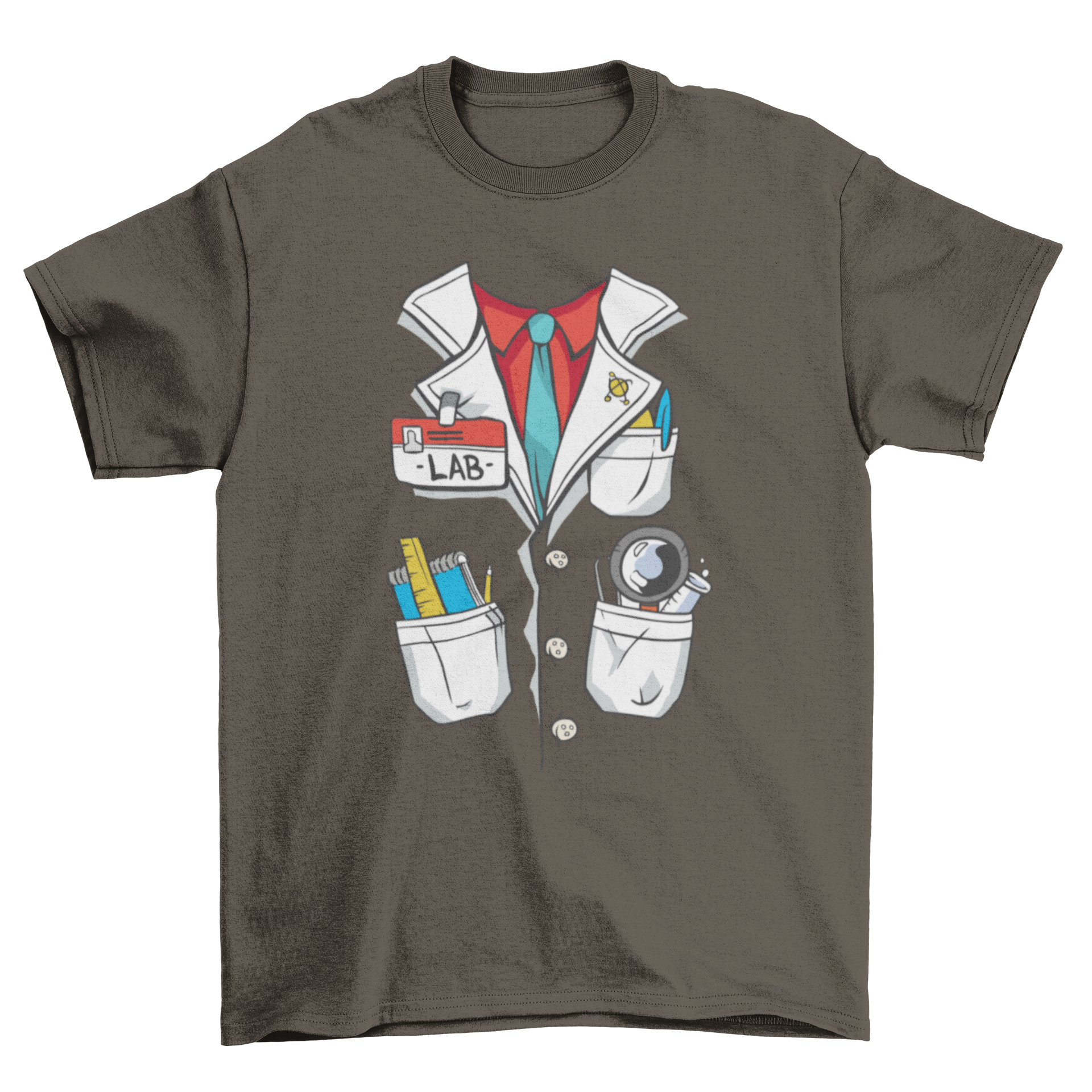 Lab Coat Syringe Scientist Costume t-shirt
