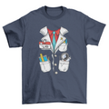 Lab Coat Syringe Scientist Costume t-shirt