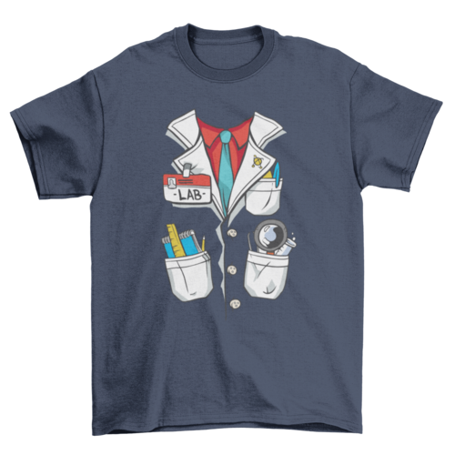 Lab Coat Syringe Scientist Costume t-shirt