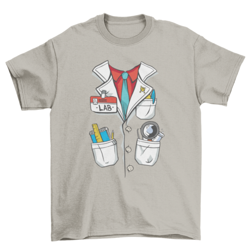 Lab Coat Syringe Scientist Costume t-shirt