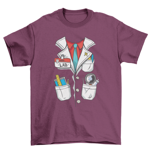 Lab Coat Syringe Scientist Costume t-shirt